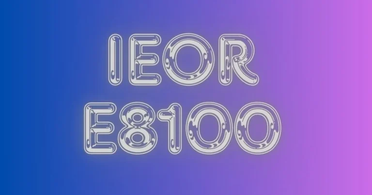 IEOR E8100